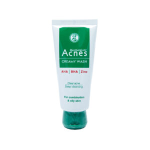 Kem rửa mặt Acnes Creamy Wash Rhoto làm sạch, hỗ trợ ngăn ngừa mụn, vi khuẩn – Tuýp 50g