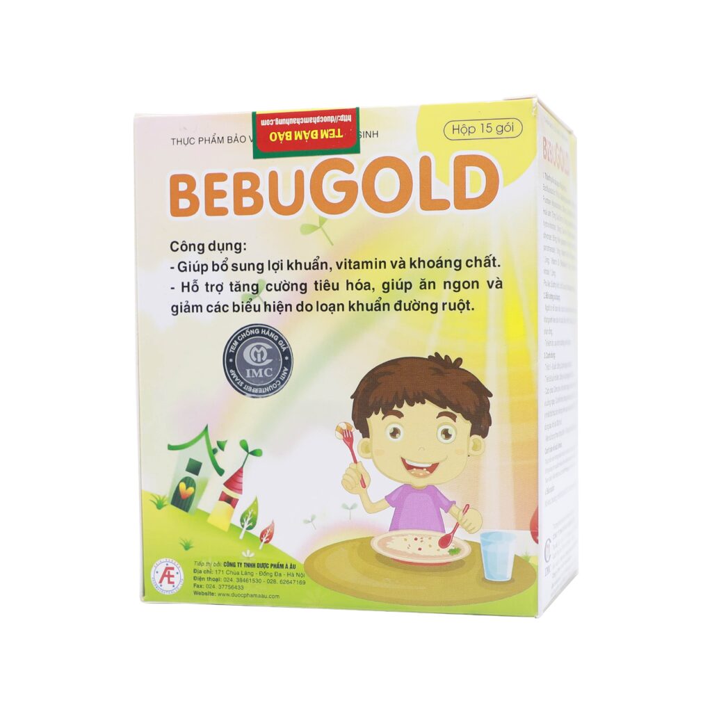 Cốm Bebugold IMC bổ sung lợi khuẩn, vitamin và khoáng chất- Hộp 15 gói