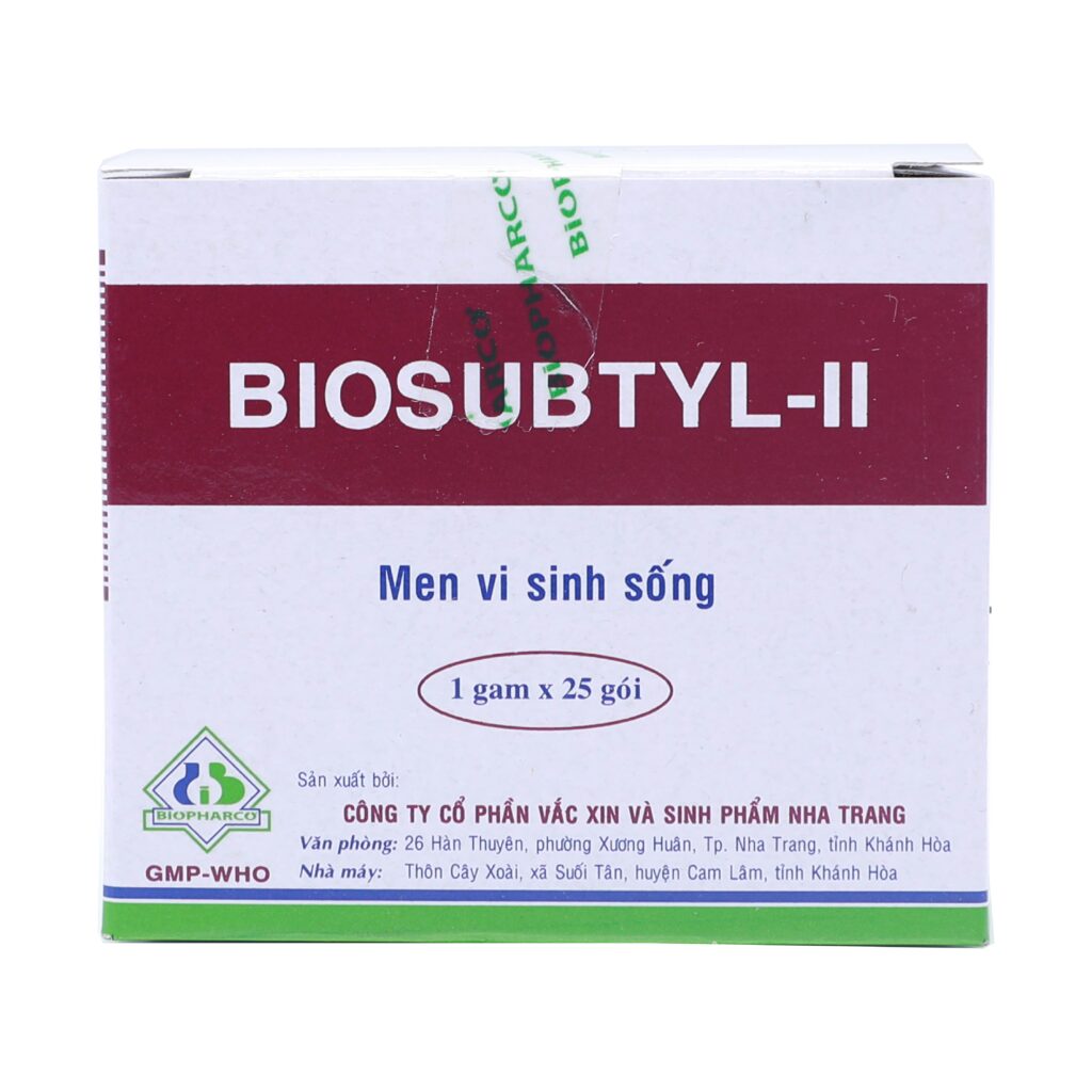 Thuốc bột Biosubtyl-Ii 1g điều trị tiêu hóa – 25 Gói