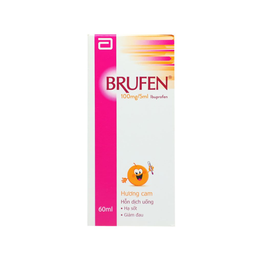 Thuốc siro Brufen Abbott điều trị hạ sốt, giảm đau, kháng viêm – Chai 60ml