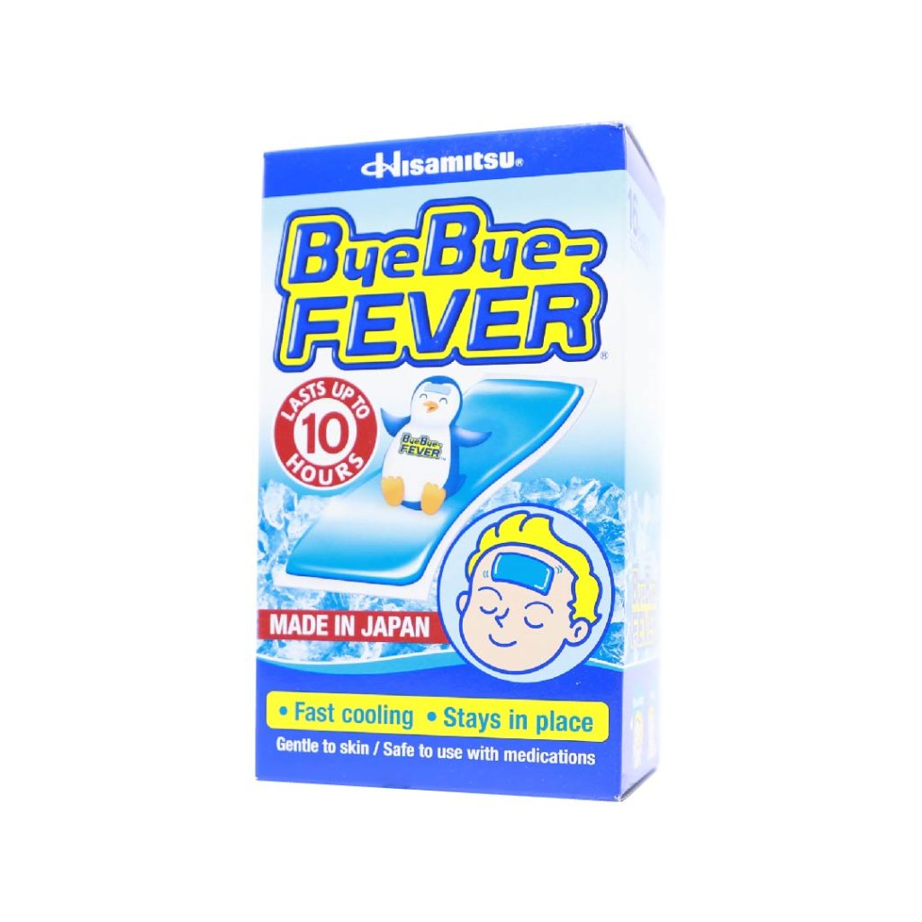 Miếng dán hạ sốt Bye Bye Fever cho bé – 8 gói x 2 miếng