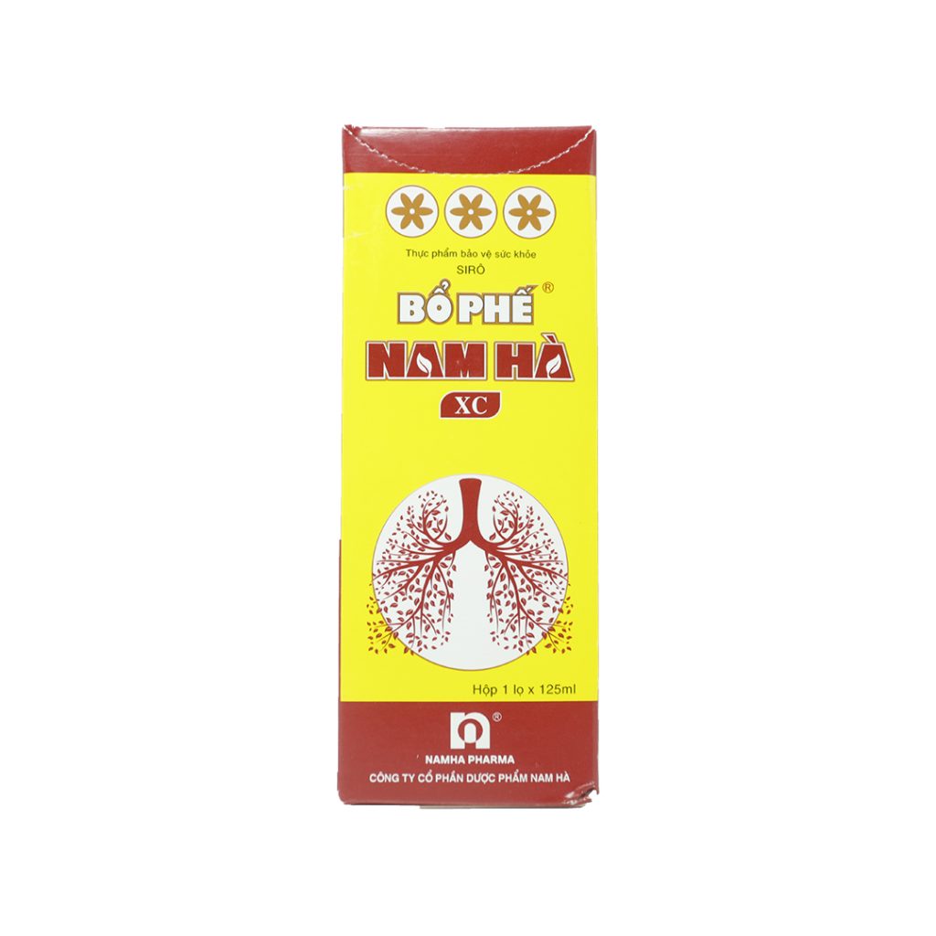 Siro Bổ Phế Nam Hà hỗ trợ bổ phổi, giảm ho, tan đờm – Chai 125ml