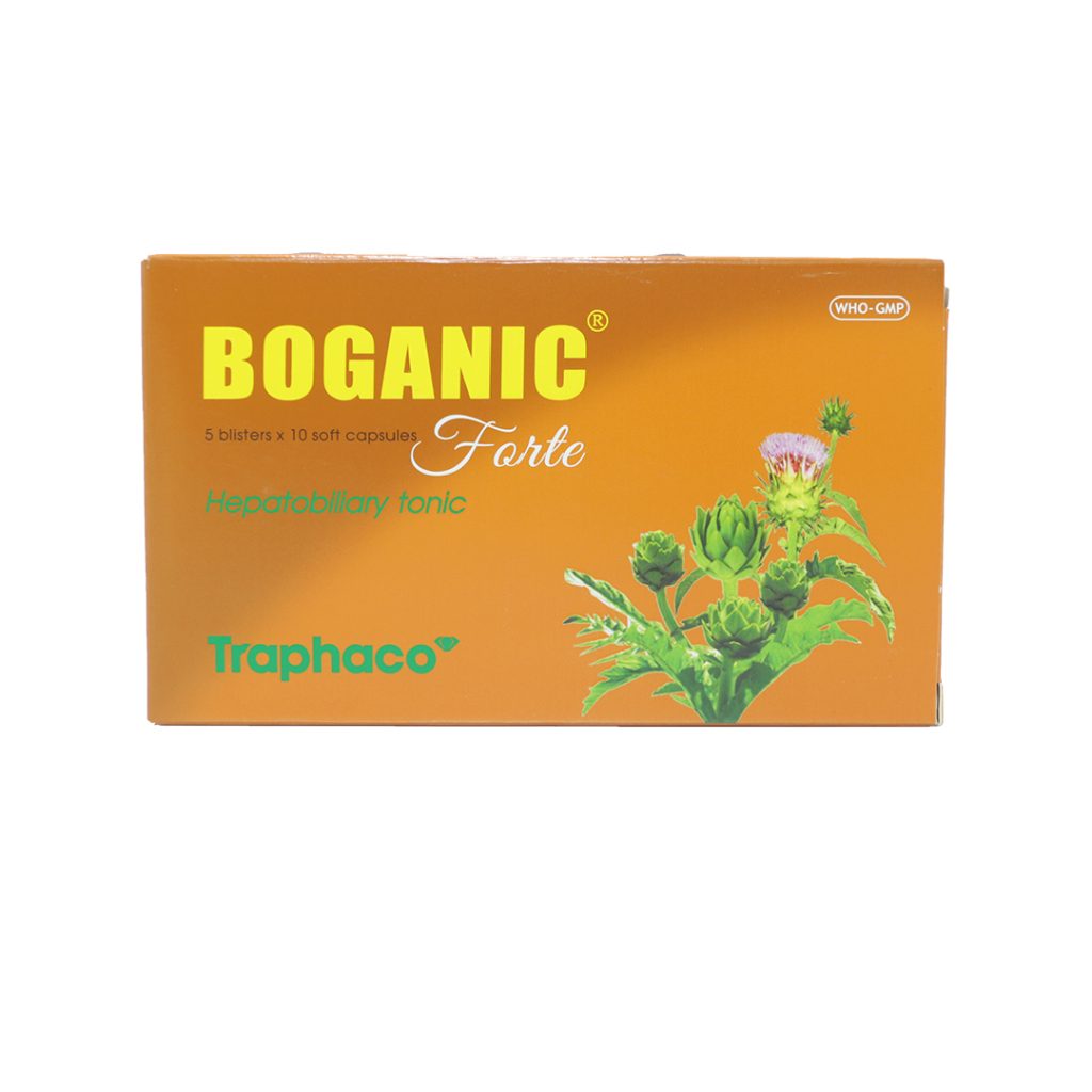 Thuốc viên nang mềm Boganic Forte điều trị táo bón, khó tiêu, dị ứng – 5 vỉ x 10 viên