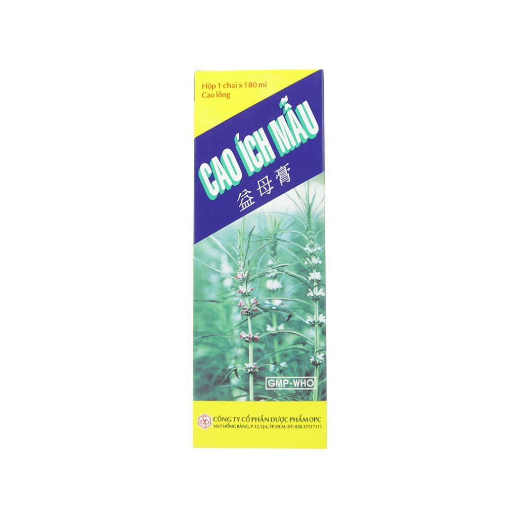 Thuốc Cao Ích Mẫu Opc điều trị rối loạn kinh nguyệt – Chai 180ml