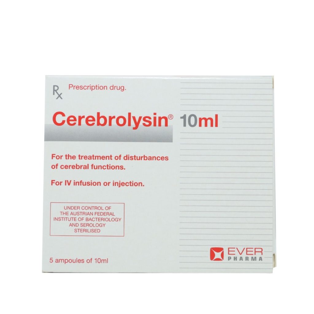 Thuốc tiêm Cerebrolysin 10ml điều trị rối loạn trí nhớ – 5 Ống