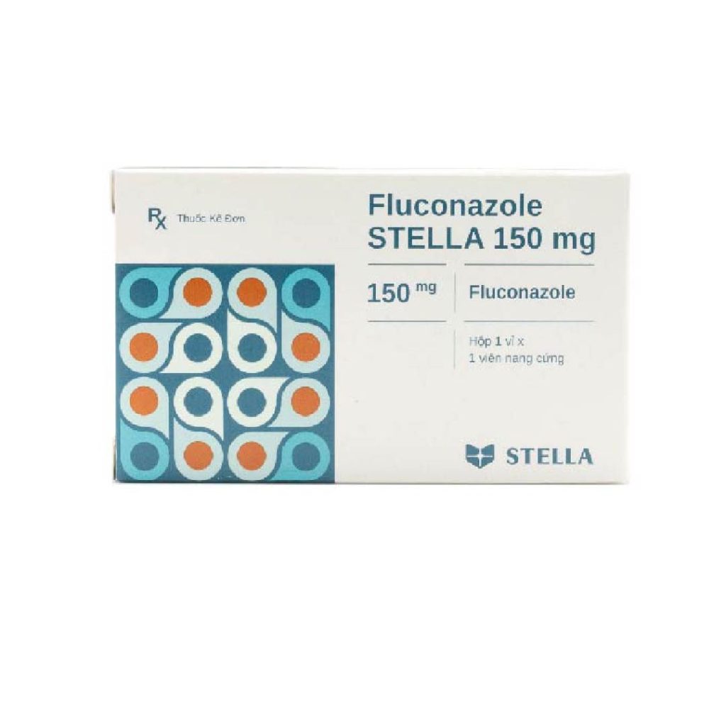 Thuốc viên nang cứng Fluconazol 150mg Stella điều trị nấm âm đạo, lang beng, nấm móng – 1 vỉ x 1 viên