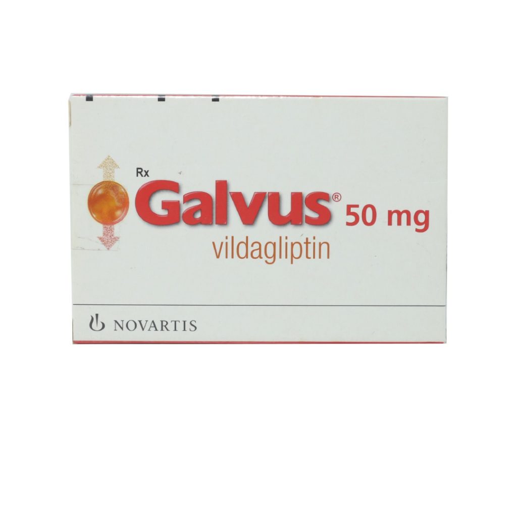 Thuốc viên nén Galvus 50mg Novartis điều trị đái tháo đường type 2 – 2 vỉ x 14 viên