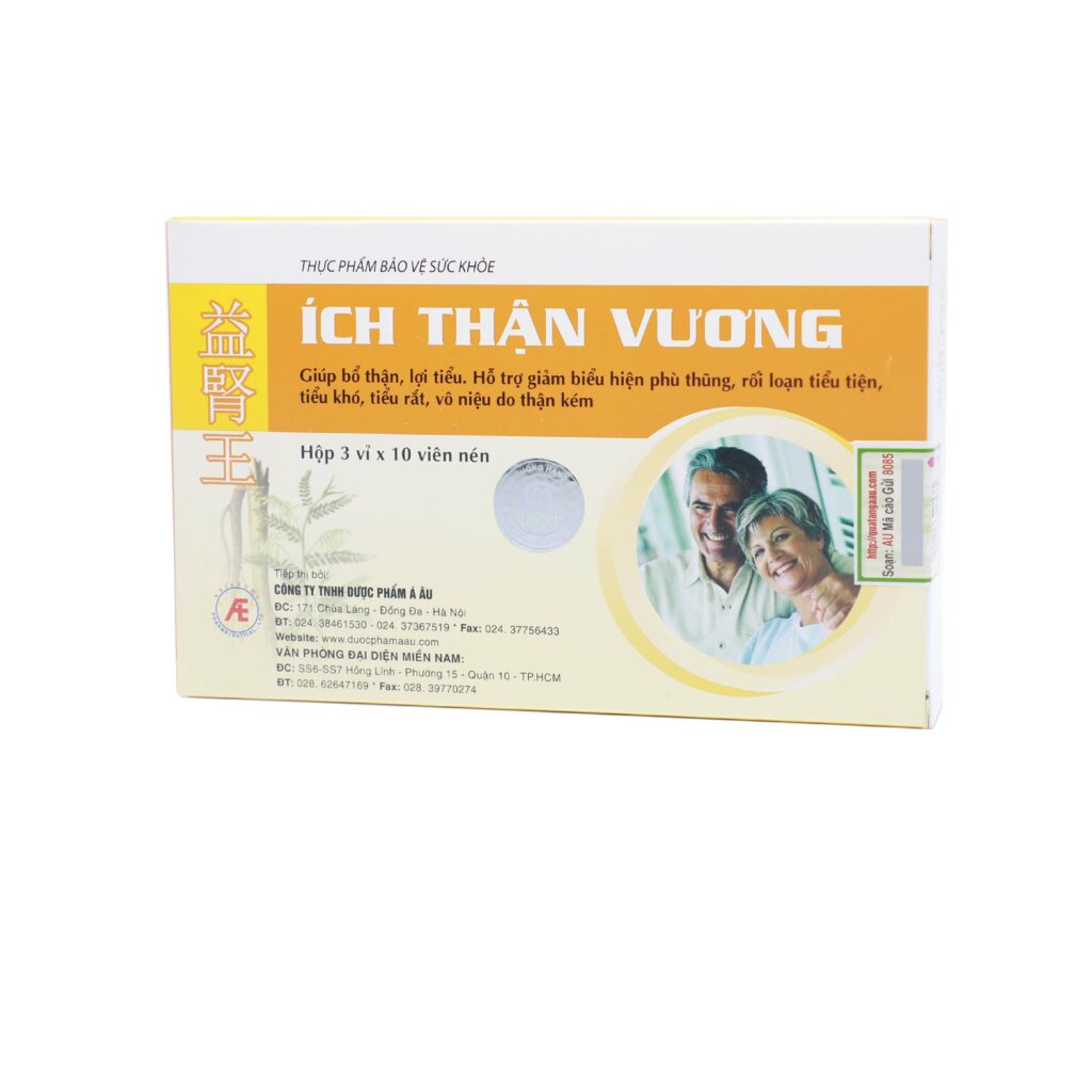 Viên nén Ích Thận Vương IMC hỗ trợ lợi tiểu, bổ thận – 3 vỉ x 10 viên