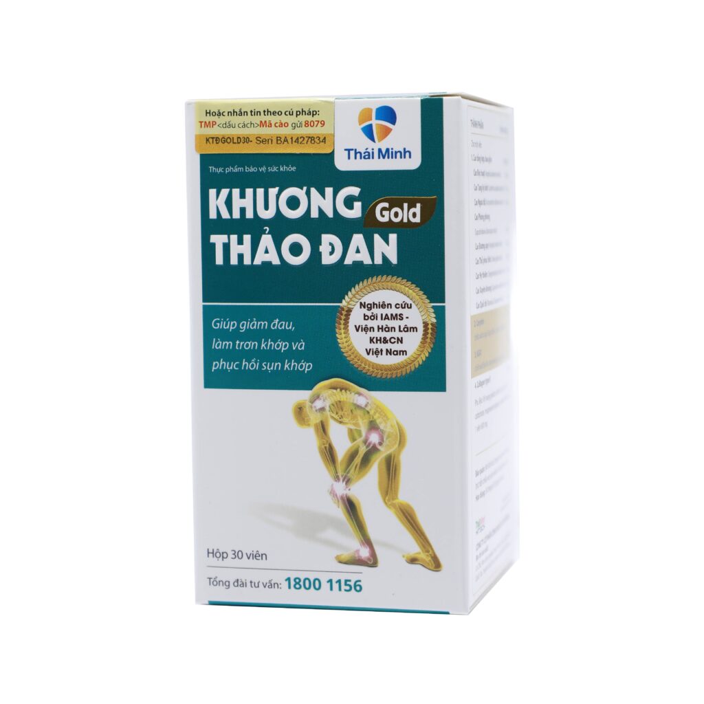 Viên nang Khương Thảo Đan hỗ trợ làm trơn khớp, giảm thoái hóa khớp, đau nhức xương khớp – 30 viên