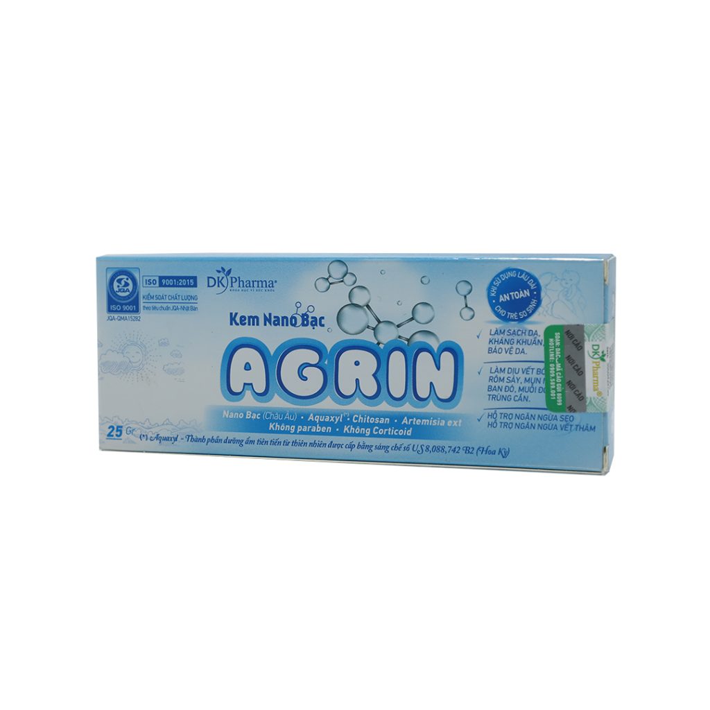 Kem Nano Bạc Agrin Dkpharma – Tuýp 25g