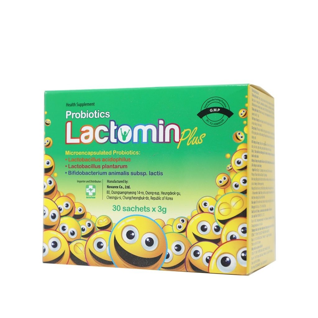 Cốm Probiotics Lactomin Plus hỗ trợ bổ sung lợi khuẩn, giảm rối loạn tiêu hóa – 30 gói