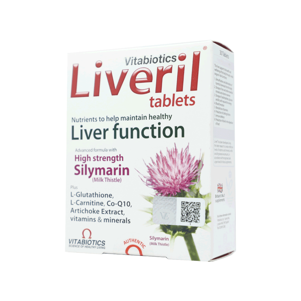 Viên Nén Liveril Vitabiotics Hỗ Trợ Chức Năng Gan, Tăng Cường Sức Đề Kháng – 5 Vỉ x 6 Viên