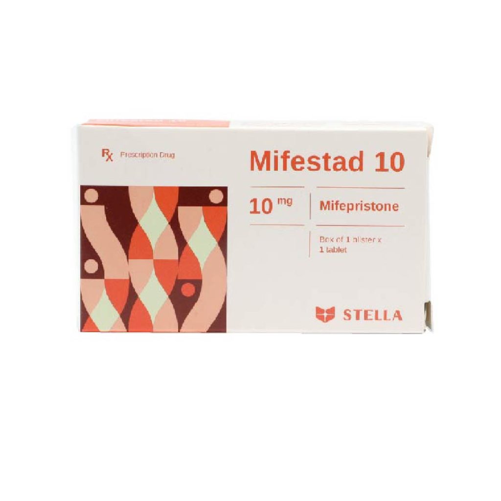 Thuốc viên nén Mifestad 10mg Stella điều trị ngừa thai – 1 viên