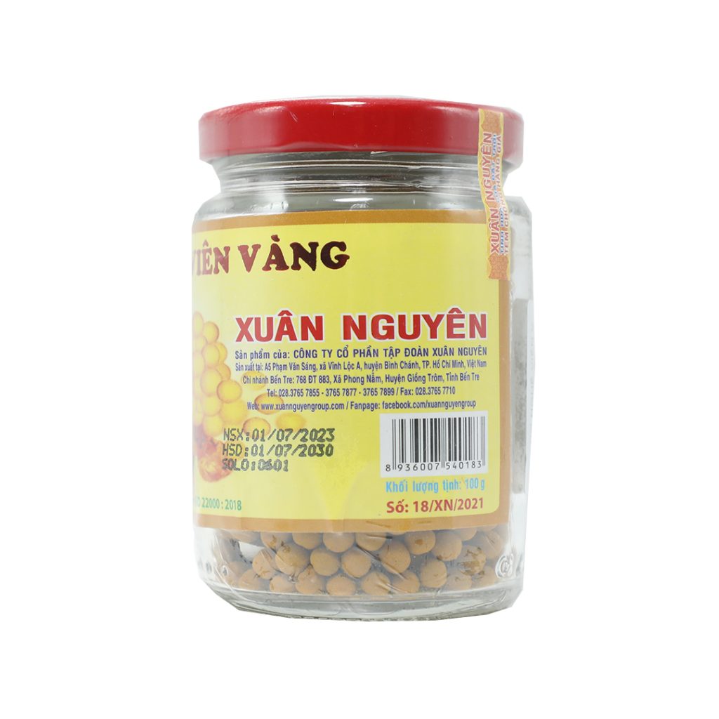 Mật Ong Nghệ Viên Vàng Xuân Nguyên – Hũ 100g