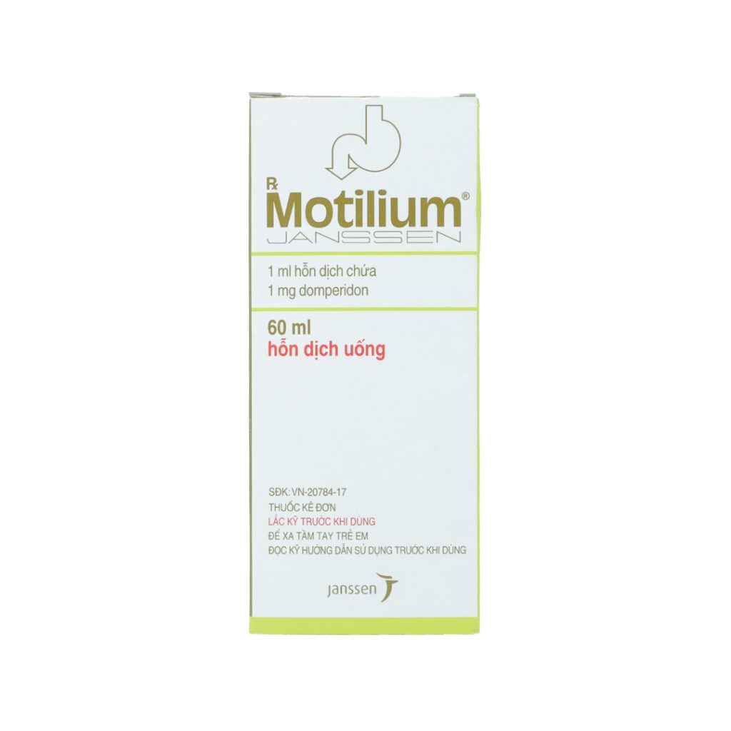 Thuốc hỗn dịch Motilium Janssen điều trị buồn nôn – Chai 60ml