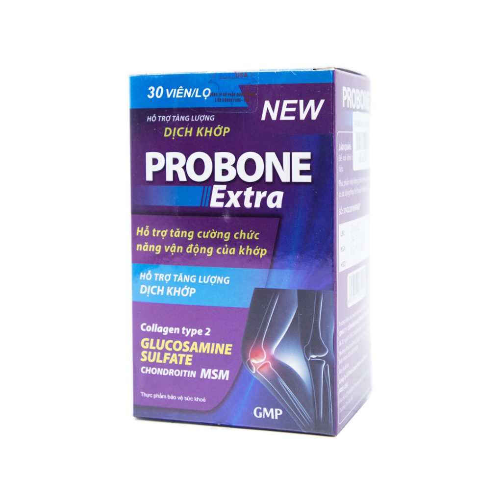 Viên Uống Probone Extra Hỗ Trợ Thoái Hóa Khớp, Viêm Khớp – Lọ 30 Viên