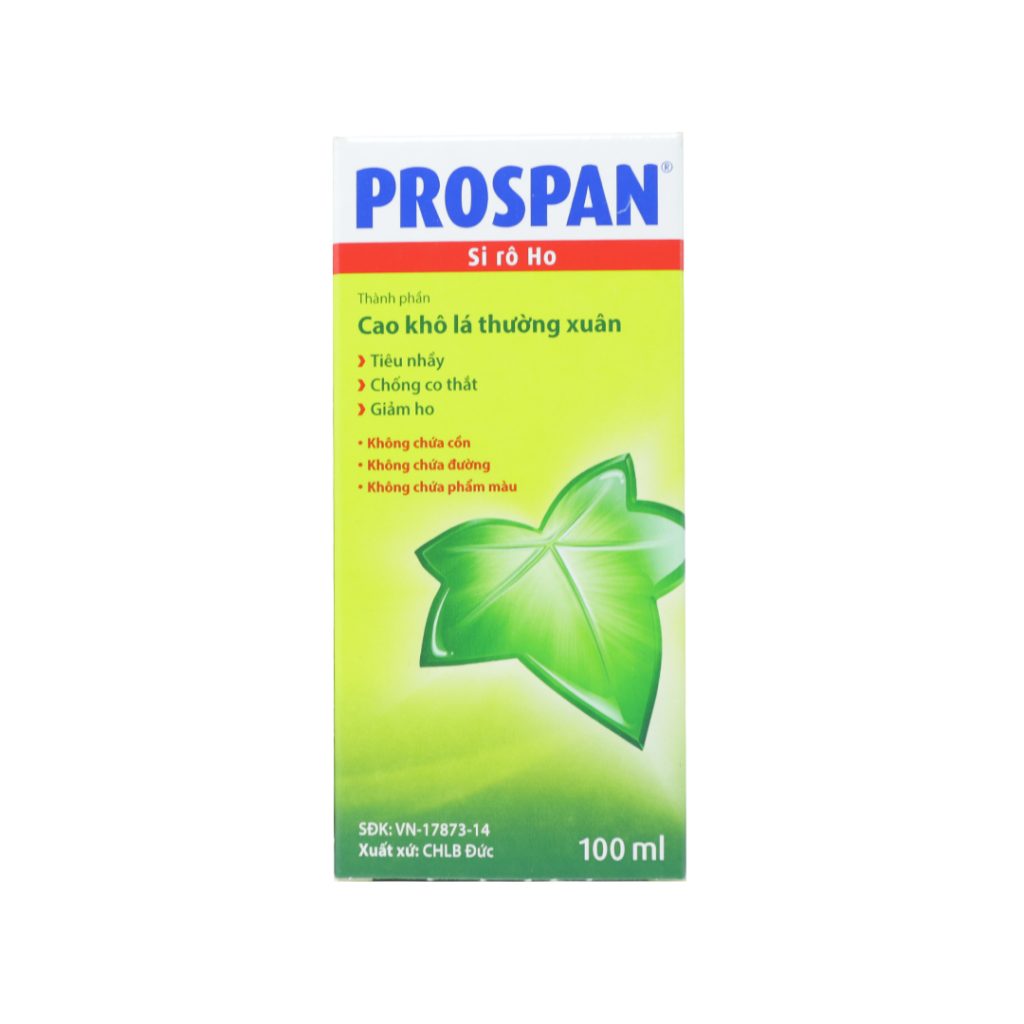 Thuốc siro Prospan điều trị viêm phế quản, ho – Chai 100ml