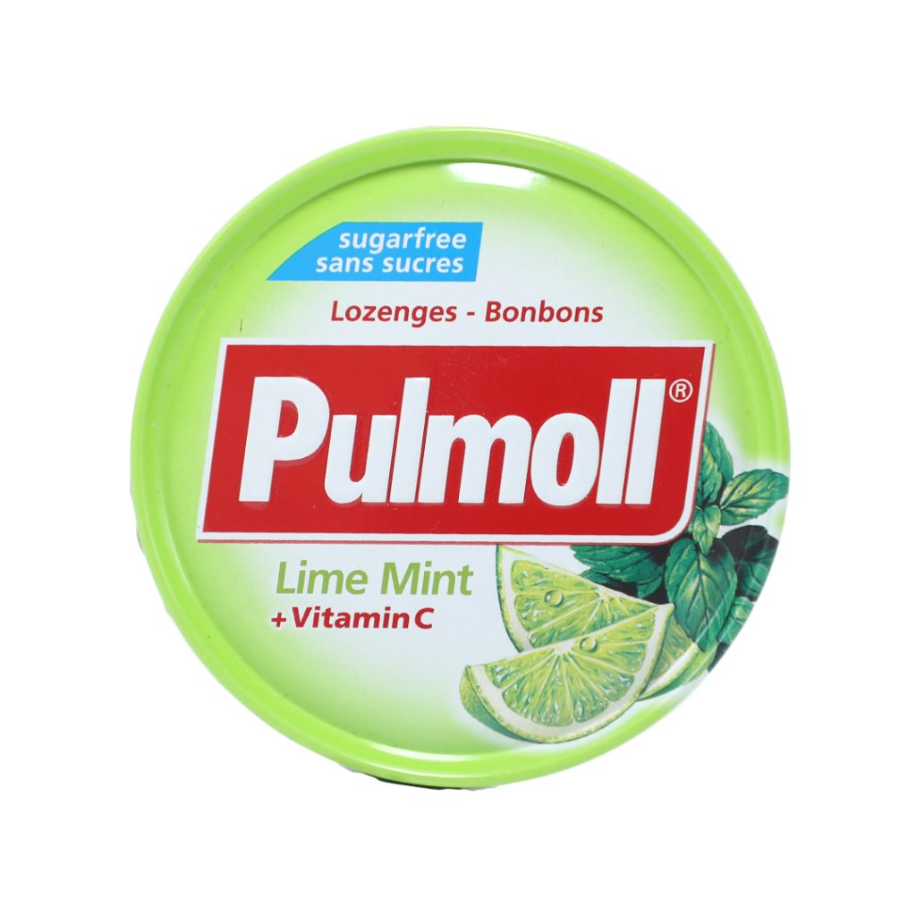 Kẹo Ngậm Ho Pulmoll Lime Mint Vitamin C – Hộp 50g