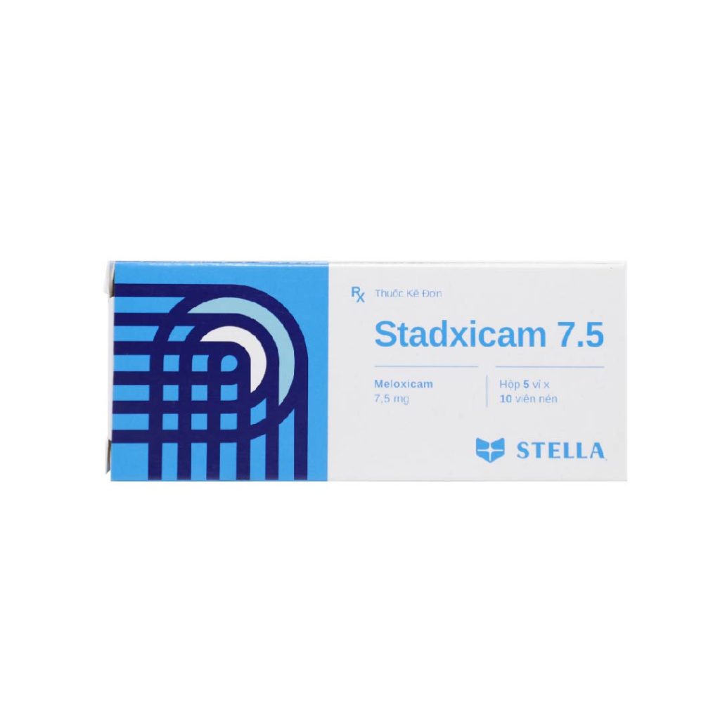 Thuốc viên nén Stadxicam 7.5mg Stella điều trị viêm xương khớp, viêm cột sống dính khớp – 5 vỉ x 10 viên