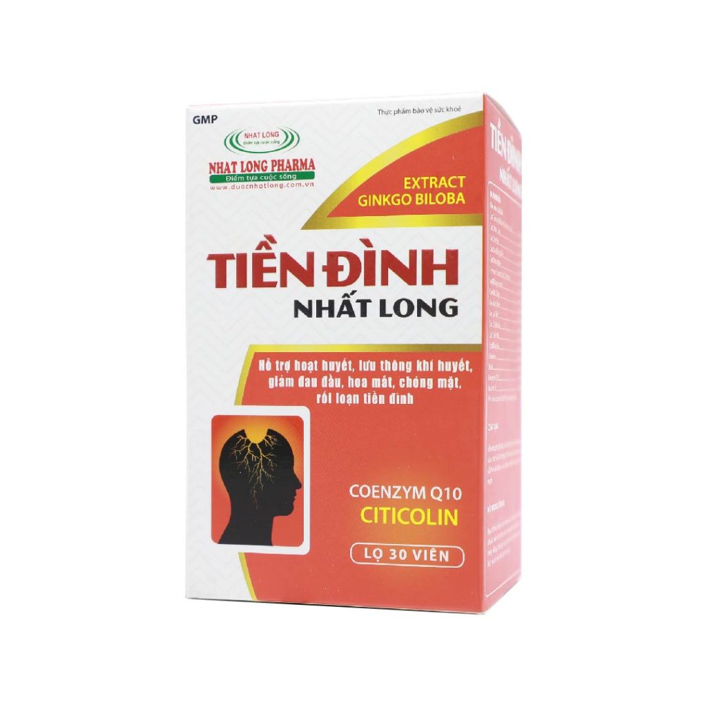 Viên Uống Tiền Đình Nhất Long Hỗ Trợ Hoạt Huyết, Tăng Tuần Hoàn Máu Não – Hộp 30 Viên