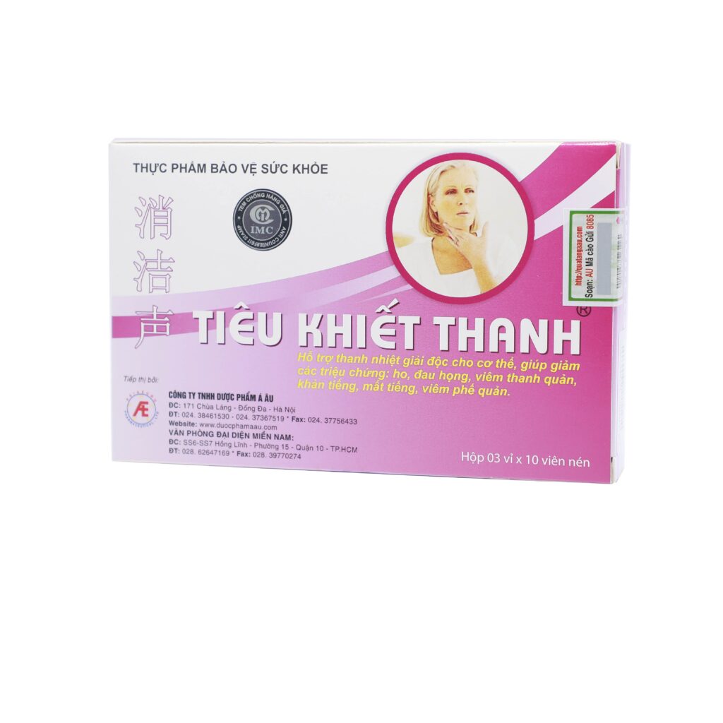 Viên nén Tiêu Khiết Thanh Imc hỗ trợ viêm thanh quản, viêm amidan – 3 vỉ x 10 viên