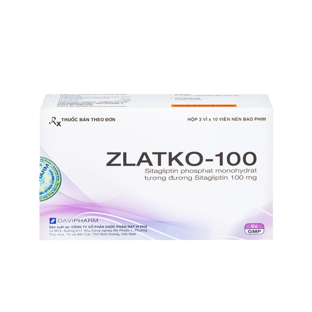 Thuốc Zlatko-100 Davipharm