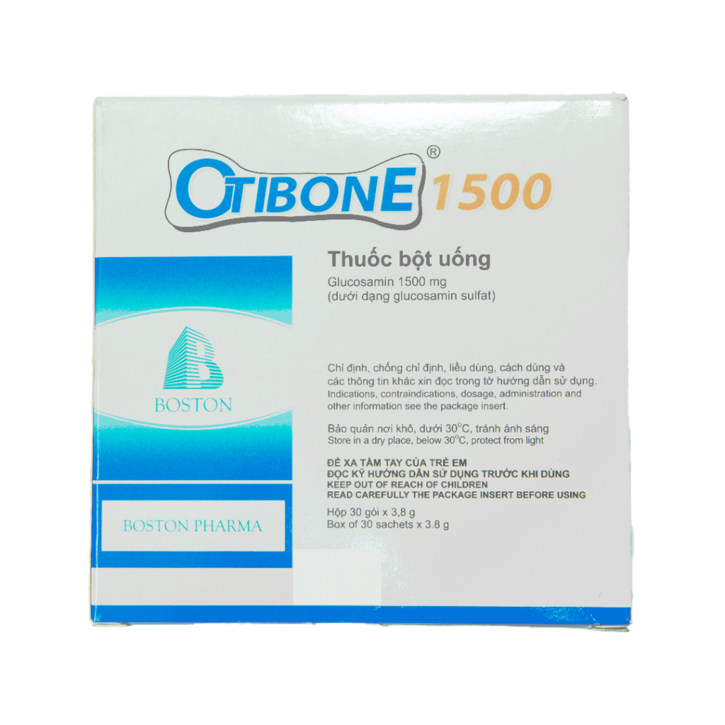 Thuốc Bột Otibone 1500 Boston Điều Trị Thoái Hoá Khớp Gối – Hộp 30 Gói