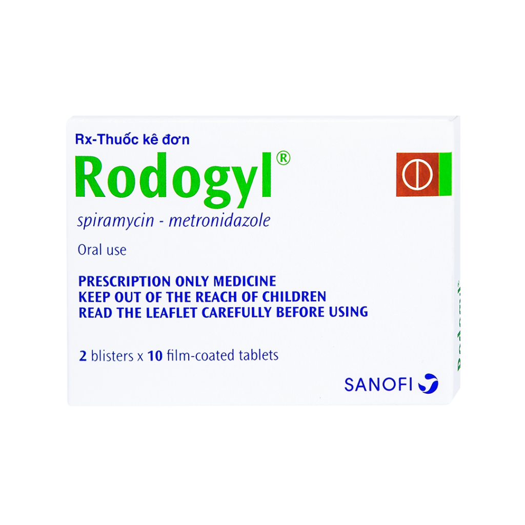 Thuốc Viên Rodogyl Sanofi Điều Trị Nhiễm Khuẩn Răng Miệng – Hộp 20 Viên