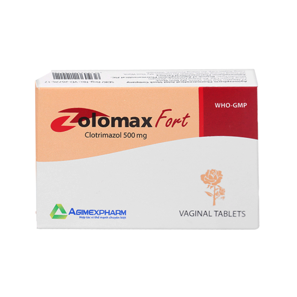 Thuốc Viên Đặt Zolomax Fort 500mg Agimex