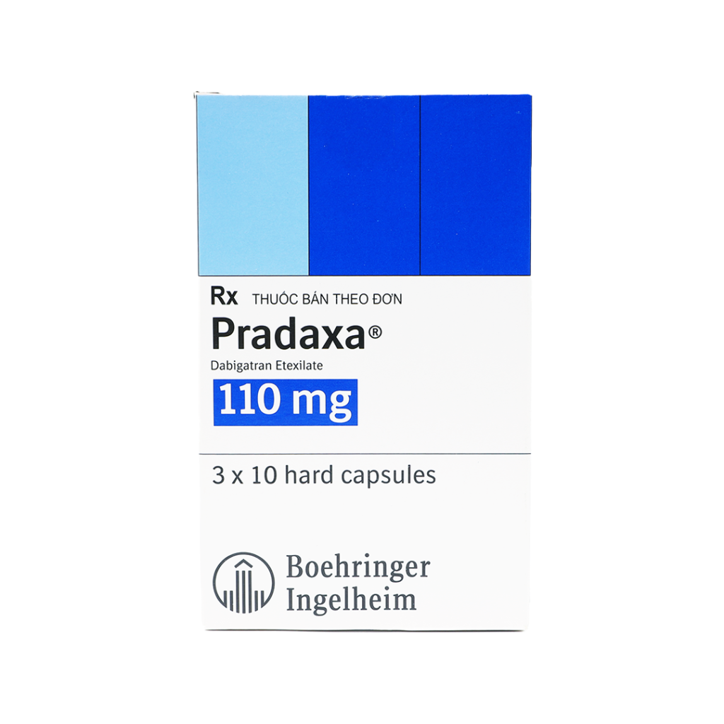 Thuốc Viên Nang Cứng Pradaxa 110mg Boehringer Điều Trị Thuyên Tắc Huyết Khối Tĩnh Mạch, Đột Quỵ – Hộp 30 Viên