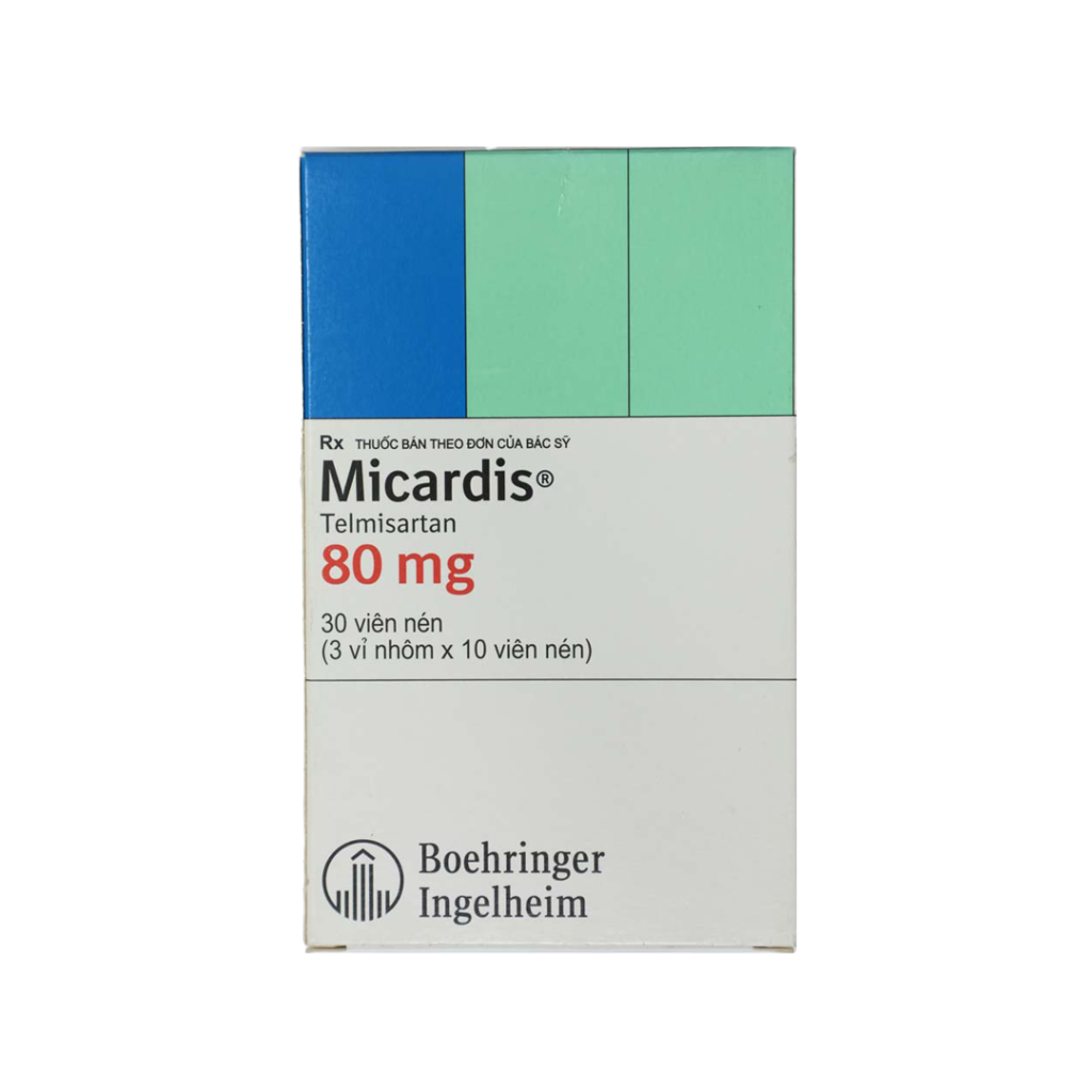 Thuốc Micardis 80 Boehringer Điều Trị Tăng Huyết Áp – Hộp 30 Viên