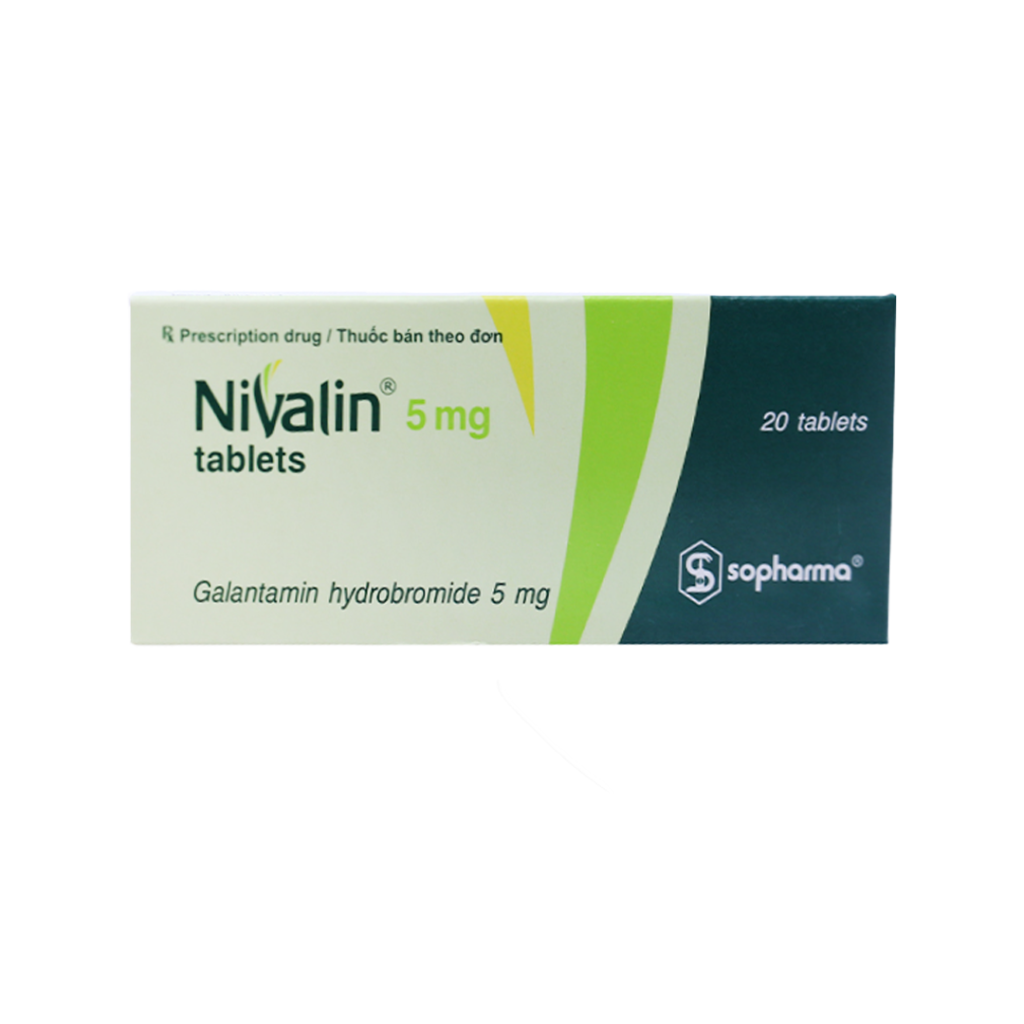 Thuốc Viên Nén Nivalin 5mg Sopharma Điều Trị Bệnh Alzheimer – Hộp 20 Viên