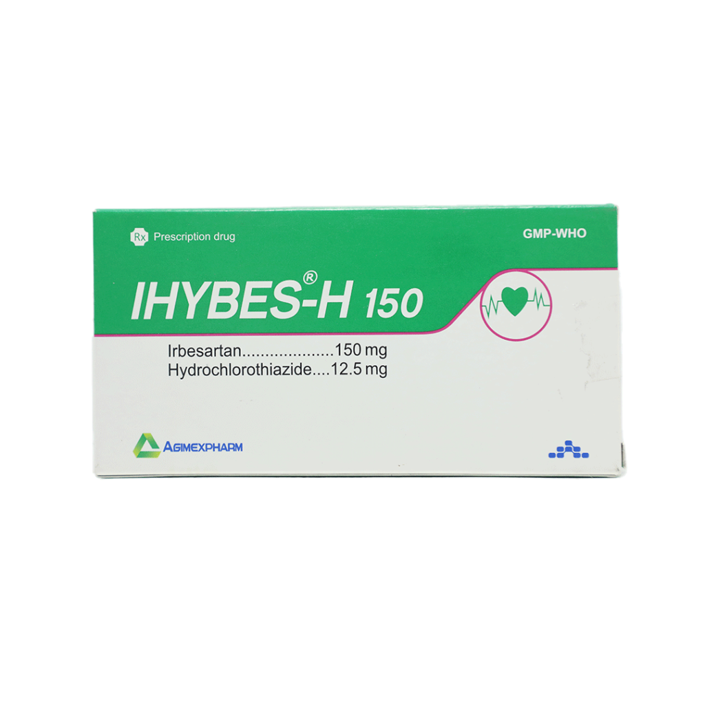 Thuốc Viên Nén Bao Phim Ihybes-H 150mg Agimex Điều Trị Tăng Huyết Áp – 3 Vỉ X 10 Viên