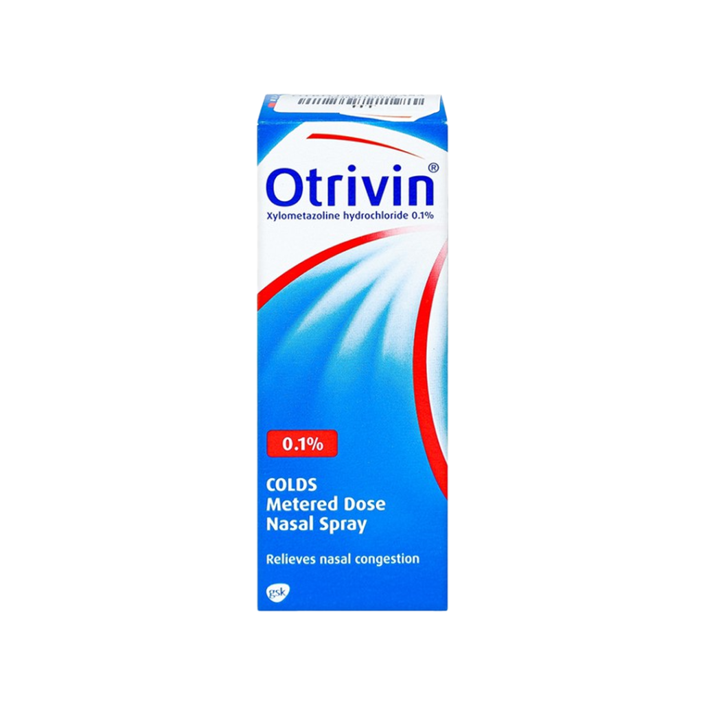 Thuốc Xịt Otrivin 0,1% Nasal Spray Sung Huyết, Viêm Mũi – Chai 10ml