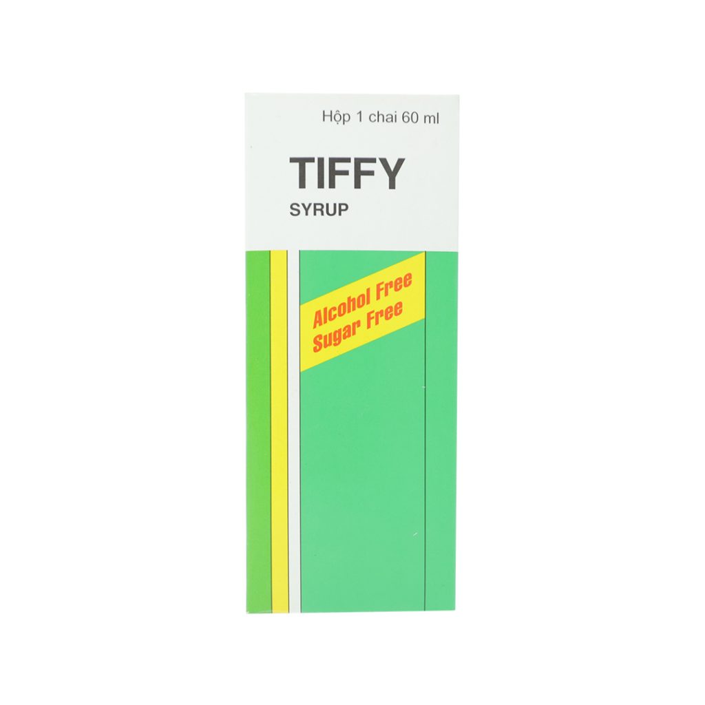 Thuốc siro Tiffy Nakorn điều trị sung huyết mũi, sổ mũi – Chai 60ml