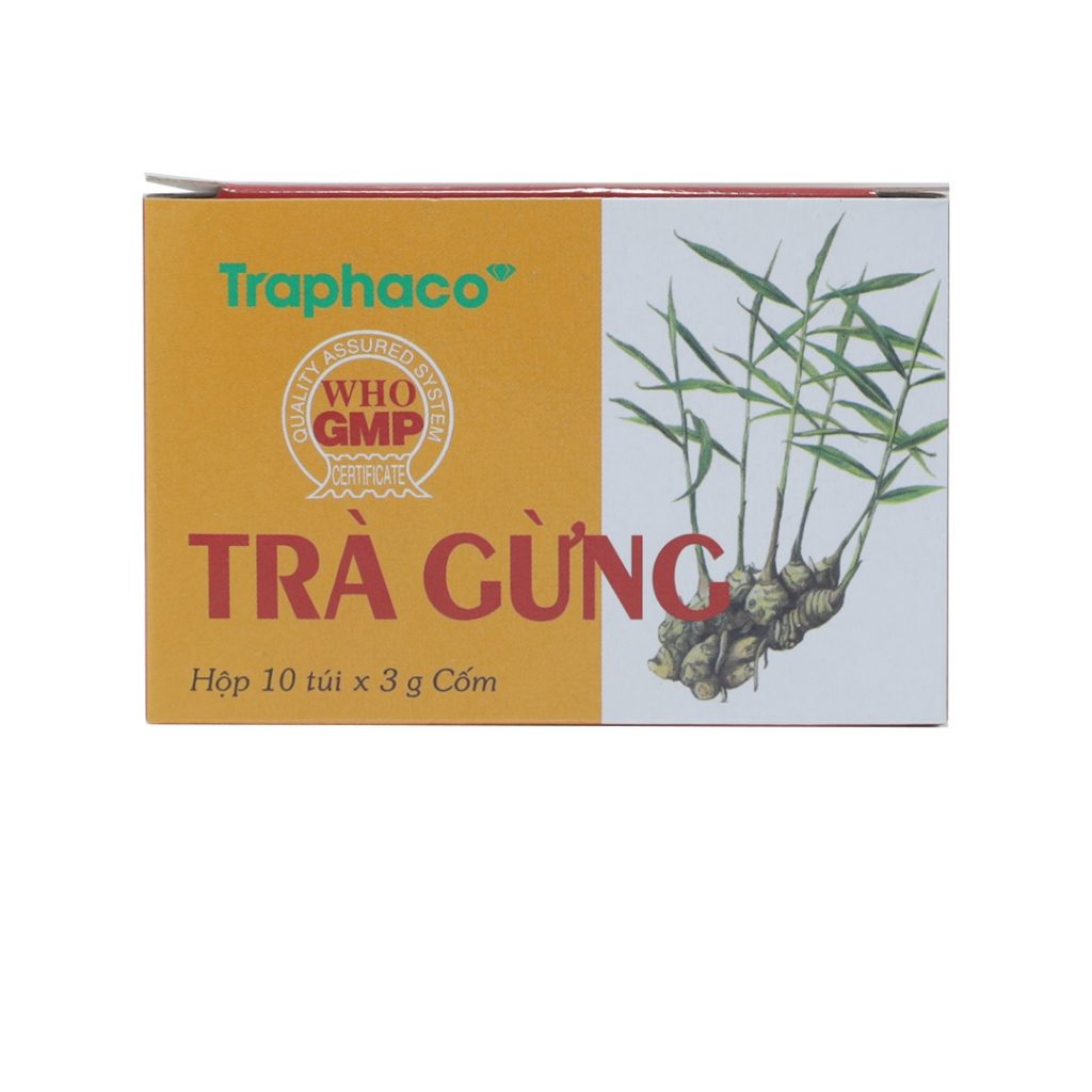 Trà Gừng Traphaco – Hộp 10 Gói