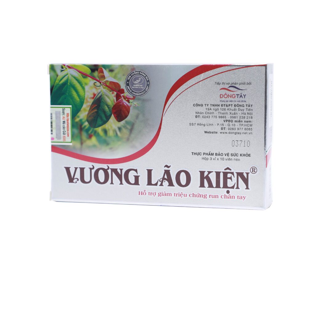 Viên uống Vương Lão Kiện Hồng Bàng hỗ trợ khả năng vận động, giảm triệu chứng run chân tay – 3 vỉ x 10 viên