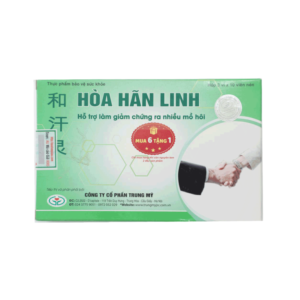 Viên Uống Hòa Hãn Linh Hồng Bàng Hỗ Trợ Giảm Hồi Hộp, Lo Âu – Hộp 30 Viên