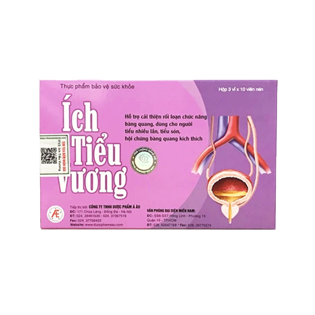 Viên Uống Ích Tiểu Vương IMC Hỗ Trợ Cải Thiện Rối Loạn Chức Năng Bàng Quang – Hộp 30 Viên