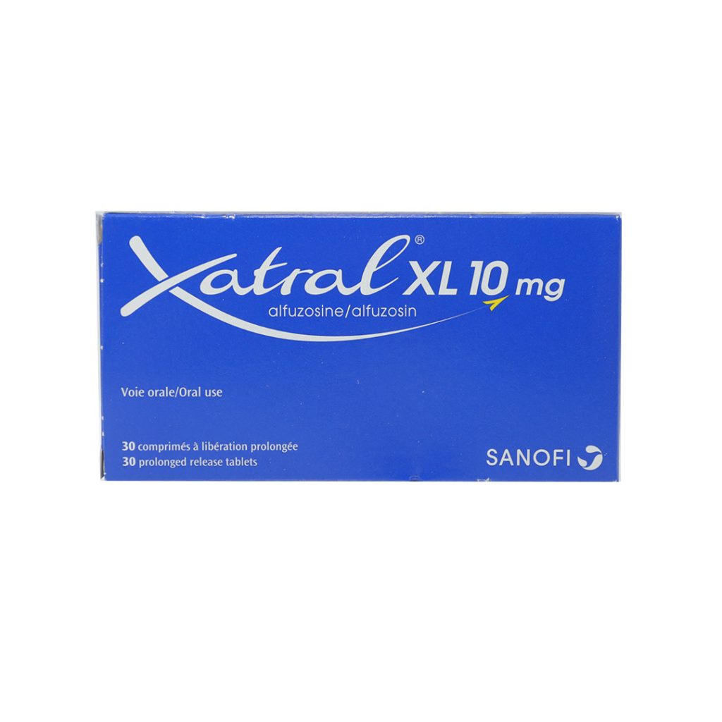 Thuốc viên nén Xatral XL 10mg Sanofi điều trị phì đại tuyến tiền liệt – 1 vỉ x 30 viên