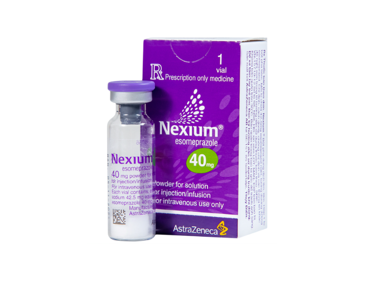 Thuốc bột Nexium Inj 40mg Astra điều trị viêm loét thực quản, trào ngược dạ dày – 1 Lọ