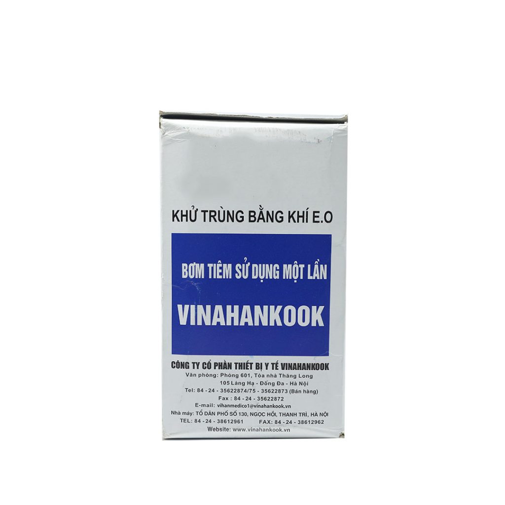 Bơm Tiêm 1 Vinahankook sử dụng 1 lần – 100 Cái