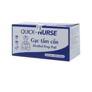 Bông Tẩm Cồn Quick-Nurse – 100 Miếng