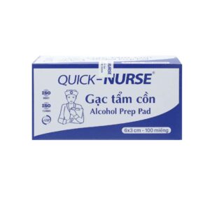 Bông Tẩm Cồn Quick-Nurse – 100 Miếng