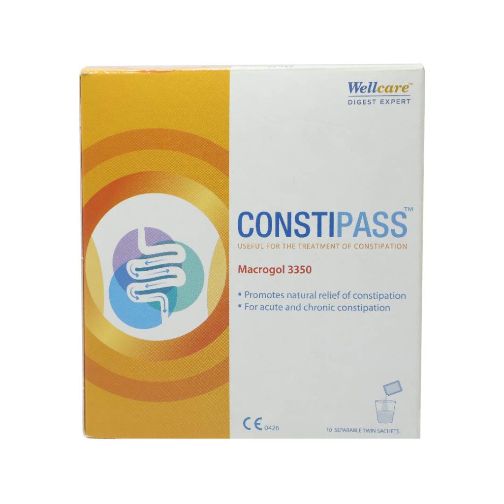 Bột Constipass Wellcare hỗ trợ nhuận tràng, giảm táo bón – 20 Gói