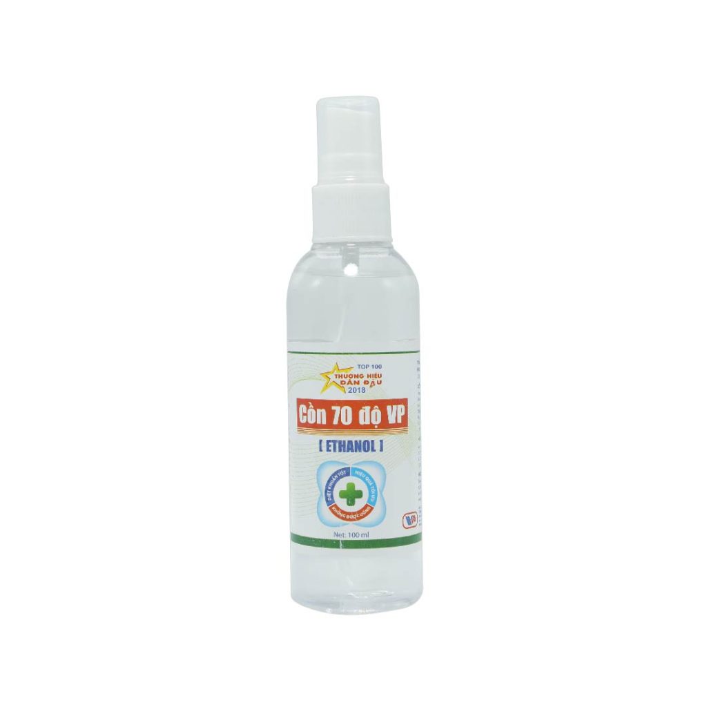 Cồn 70 Độ Vp vòi xịt dùng để sát khuẩn – Chai 100ml