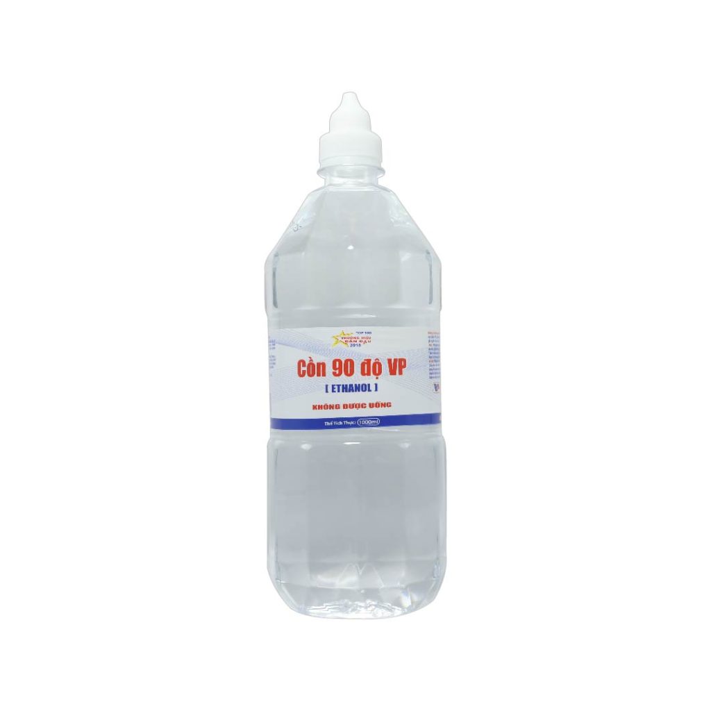 Cồn 90 Độ Vp nắp thường dùng để sát khuẩn – Chai 1000ml