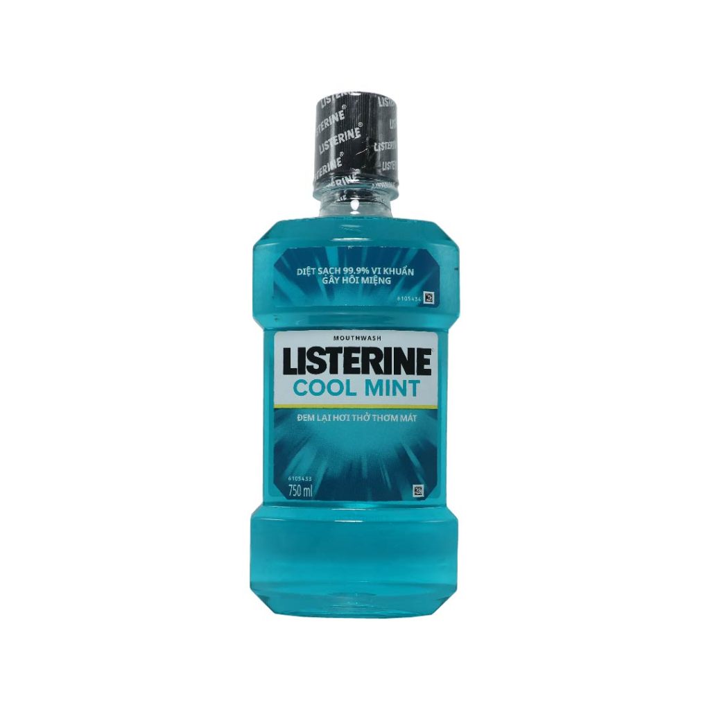 Dung dịch súc miệng Listerine Cool Mint – Chai 750ml