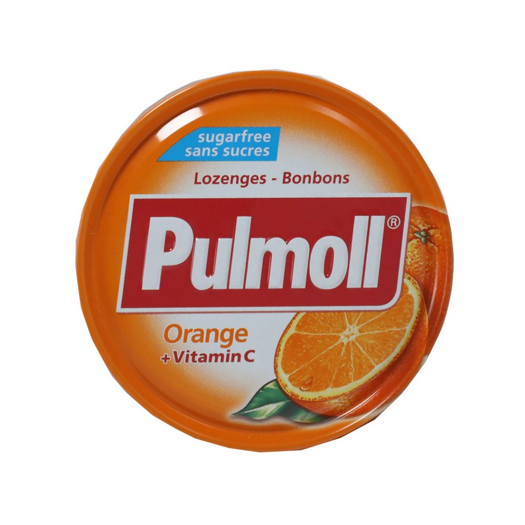 Kẹo ngậm ho Pulmoll Orange Vitamin C – Hộp 50g