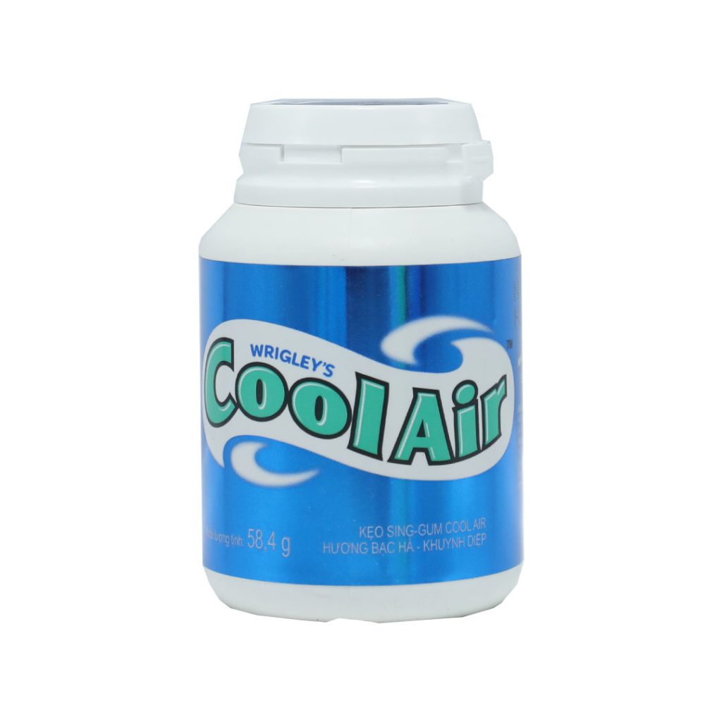 Kẹo Singum Cool Air Menthol Eucalyptus – Lọ 58.4g